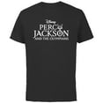 thumbnail image 1 of Disney Percy Jackson and the Olympians Series Title Logo - Short Sleeve Cotton T-Shirt for Adults - Customized-Black, 1 of 5