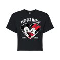 thumbnail image 1 of Disney - Perfect Match - Juniors Cropped Graphic T-Shirt, 1 of 4