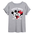 thumbnail image 1 of Disney - Perfect Match - Juniors Oversized Graphic T-Shirt, 1 of 4