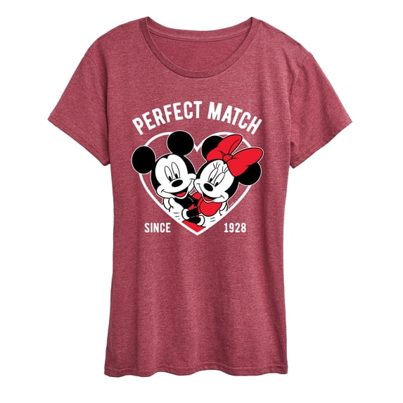 Disney - Perfect Match - Women's Short Sleeve Graphic T-Shirt