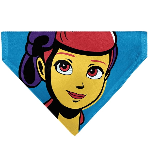 Disney Pet Bandana Toy Story Bo Peep Close Up Pop Art Face Blue Slip On Collar&nbsp;Bandana Only