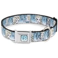 thumbnail image 1 of Disney Pet Collar, Dog Collar Metal Seatbelt Buckle, Anna Snowflakes Frozen Art Collection Poses, 15 to 24 Inches 1.0 Inch Wide, 1 of 9