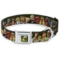 thumbnail image 1 of Disney Pet Collar, Dog Collar Metal Seatbelt Buckle, Muppets Character Group Pose Greens, 11 to 16.5 Inches 1.0 Inch Wide, 1 of 9