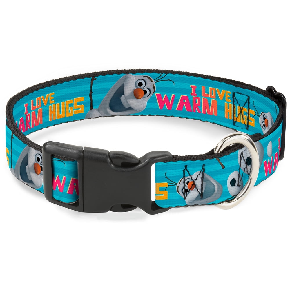 Disney Olaf 'I LOVE WARM HUGS' Hundehalsband – Strapazierfähig & Stylisch