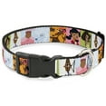 thumbnail image 1 of Disney Pet Collar, Dog Collar Plastic Buckle, The Proud Family Character Block Poses, 9.5 to 13 Inches 1.0 Inch Wide, 1 of 8