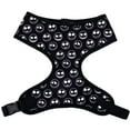 thumbnail image 1 of Disney Pet Harness, Dog Collar Plastic Buckle, Nightmare Before Christmas Jack Expressions Black White, Fits dog with 15" neck size and 19-29" chest girth., 1 of 1