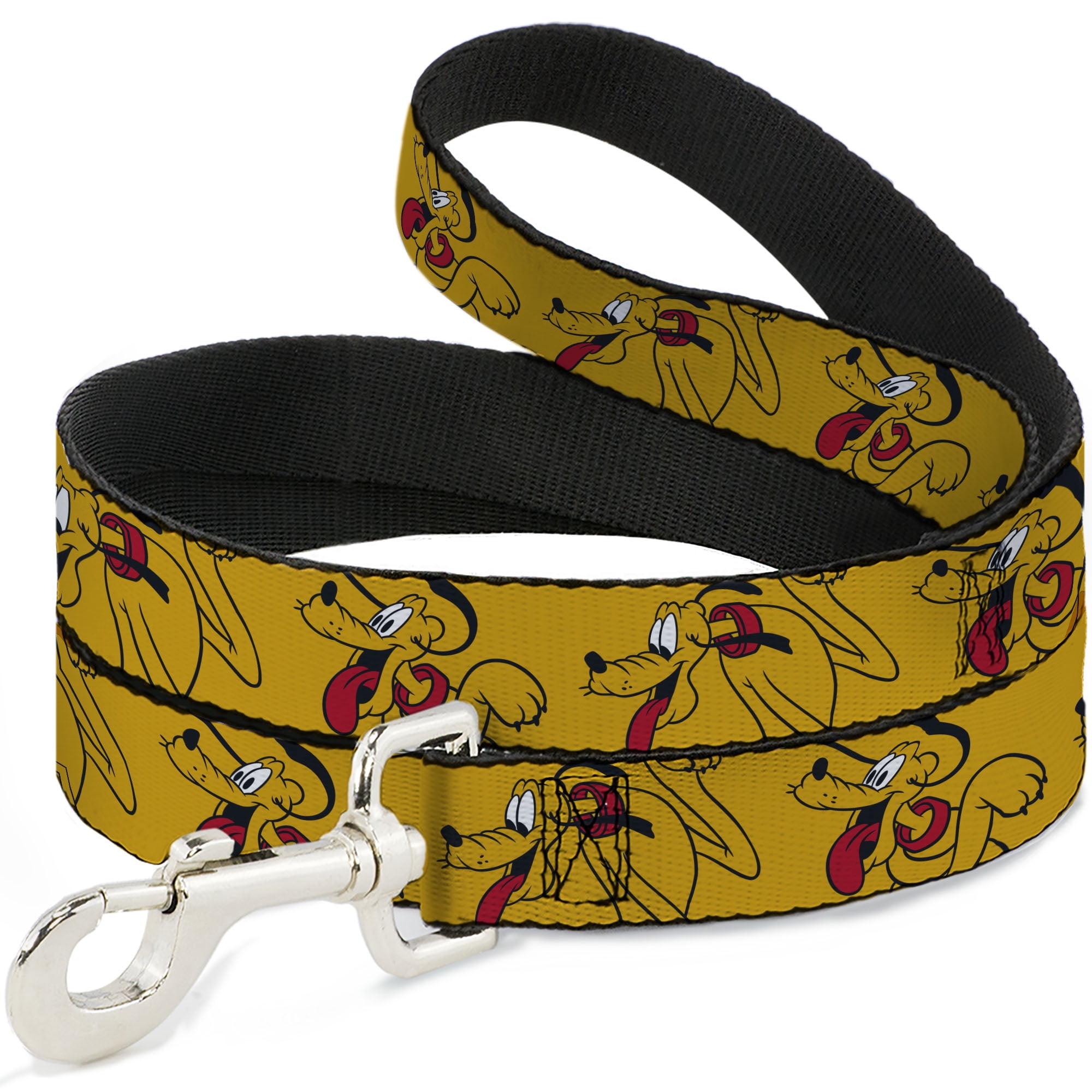 Buckle-Down Hundeleine – 6 Fuß (1,8 M), Schmal, Flammen-Design Gelb/orange