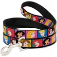 thumbnail image 1 of Disney Pet Leash, Dog Leash, Disney Princess Blocks, 4 Feet Long 1.0 Inch Wide, 1 of 2