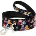 thumbnail image 1 of Disney Pet Leash, Dog Leash, Disney Princesses Princes Dancing, 4 Feet Long 1.0 Inch Wide, 1 of 4
