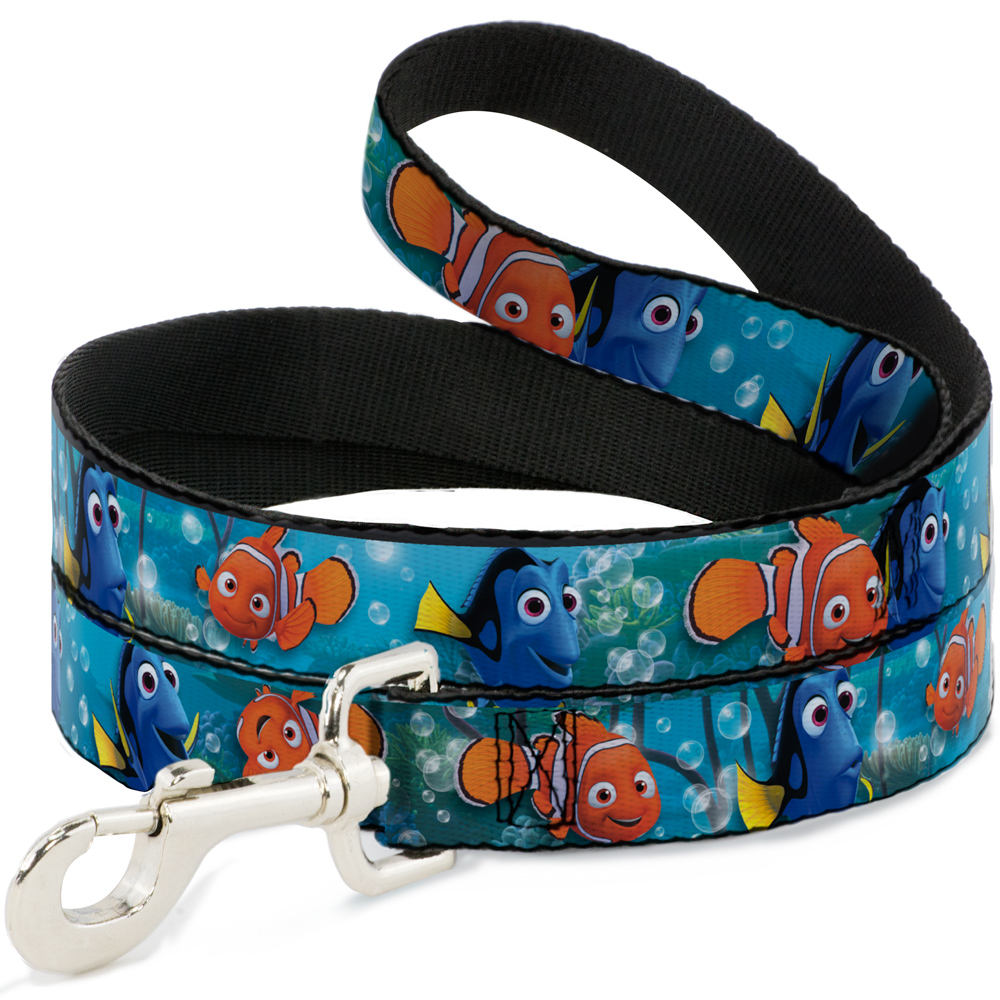 Disney Pet Leash, Dog Leash, Nemo Dory Poses, 4 Feet Long 1.0 Inch Wide