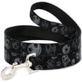 thumbnail image 1 of Disney Pet Leash, Dog Leash, Nightmare Before Christmas Jack Expressions Scattered Weather, 6 Feet Long 1.0 Inch Wide, 1 of 2