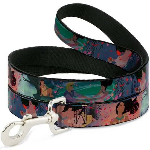 Disney Pet Leash, Dog Leash, Pocahontas John Smith Scenes, 4 Feet Long 1.0 Inch Wide