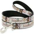 thumbnail image 1 of Disney Pet Leash, Dog Leash, Pocahontas and Meeko Compass with Script and Leaves Beige, 6 Feet Long 1.5 Inch Wide, 1 of 4