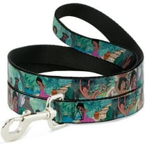 Disney Pet Leash, Dog Leash, The Jungle Book Scenes, 4 Feet Long 1.0 Inch Wide
