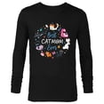 thumbnail image 1 of Disney Pet Parent Mother’s Day Disney Cats Best Cat Mom Ever - Long Sleeve T-Shirt for Men - Customized-Black, 1 of 5