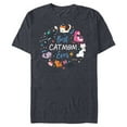 thumbnail image 1 of Disney Pet Parent Mother’s Day Disney Cats Best Cat Mom Ever - Short Sleeve Blended T-Shirt for Adults - Customized-Navy Heather, 1 of 5