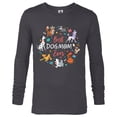 thumbnail image 1 of Disney Pet Parent Mother’s Day Disney Dogs Best Dog Mom Ever - Long Sleeve T-Shirt for Men - Customized-Charcoal Heather, 1 of 5