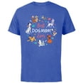 thumbnail image 1 of Disney Pet Parent Mother’s Day Disney Dogs Best Dog Mom Ever - Short Sleeve Cotton T-Shirt for Adults - Customized-Royal Heather, 1 of 5