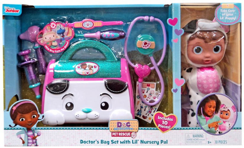 Disney Pet Rescue Doctor's Bag Set with Lil' Nursery Pal Playset [Lil' Puppy]