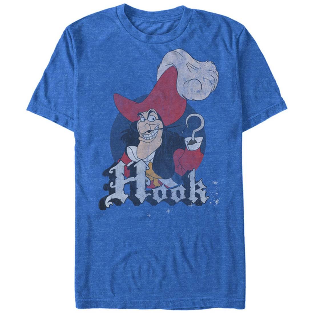 Disney: Peter Pan- Captain Hook Pin Apparel T-Shirt - Blue - image 1 of 4