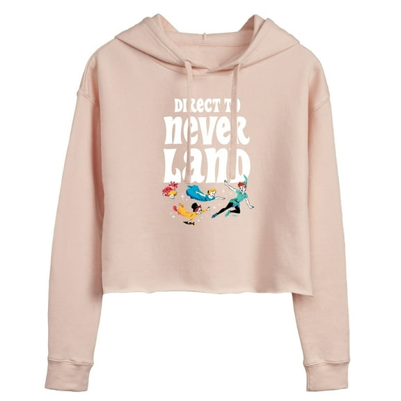 Disney - Peter Pan - Direct to Never Land - Juniors Cropped Pullover Hoodie