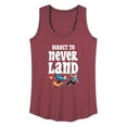 thumbnail image 1 of Disney - Peter Pan - Direct to Never Land - Women's Racerback Tank Top, 1 of 5