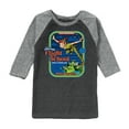 thumbnail image 1 of Disney - Peter Pan - Flight School - Fly Away to Adventure - Toddler And Youth Raglan Graphic T-Shirt, 1 of 6