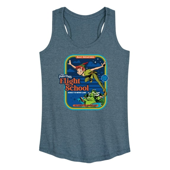Disney - Peter Pan - Flight School - Fly Away to Adventure - Women's Racerback Tank Top