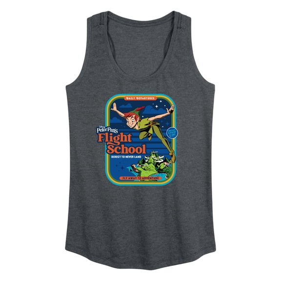 Disney - Peter Pan - Flight School - Fly Away to Adventure - Women's Racerback Tank Top