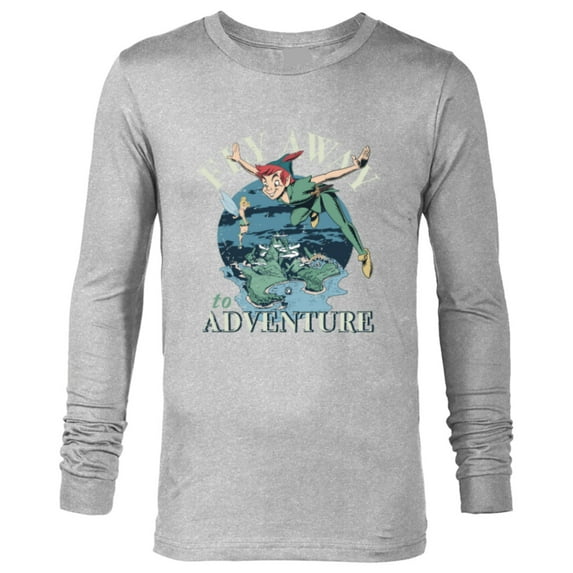 Disney Peter Pan Fly Away to Adventure Storybook - Long Sleeve T-Shirt for Men - Customized-Athletic Heather