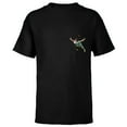 thumbnail image 1 of Disney Peter Pan Flying with Pixie Dust - Short Sleeve T-Shirt for Kids - Customized-Black, 1 of 5