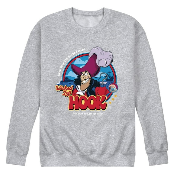 Disney - Peter Pan - Keep Your Periscope Peeled - Wicked Left Hook - Men's Crew Neck Fleece Pullover