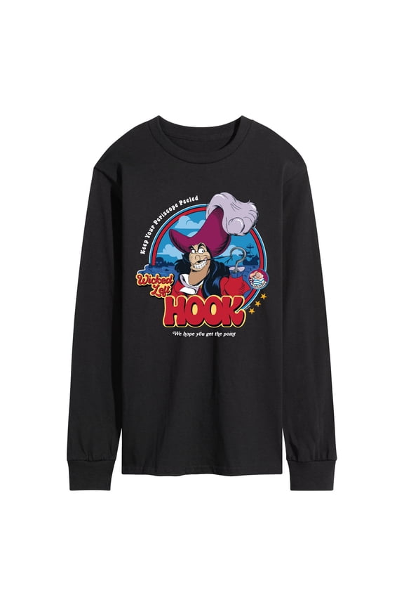 Disney - Peter Pan - Keep Your Periscope Peeled - Wicked Left Hook - Men's Long Sleeve T-Shirt