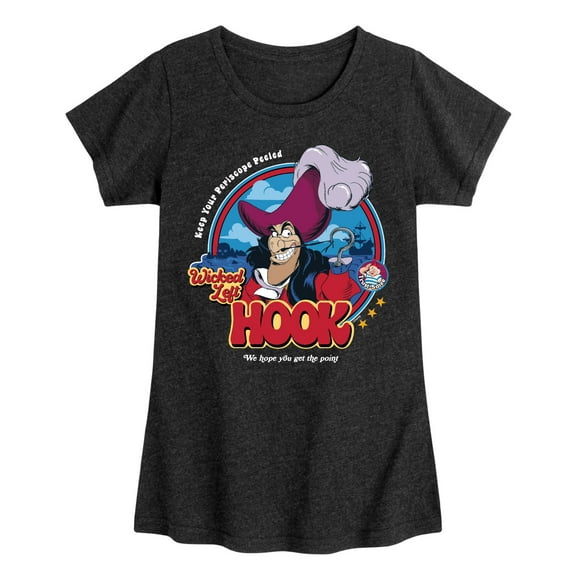 Disney - Peter Pan - Keep Your Periscope Peeled - Wicked Left Hook - Toddler And Youth Girls Short Sleeve Graphic T-Shirt