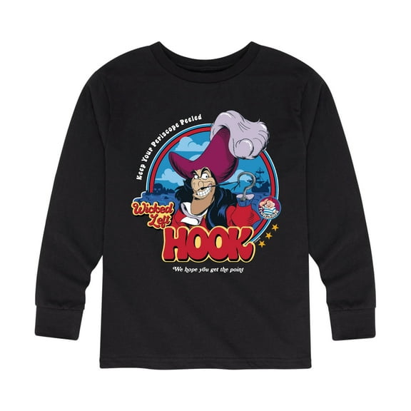 Disney - Peter Pan - Keep Your Periscope Peeled - Wicked Left Hook - Toddler And Youth Long Sleeve Graphic T-Shirt