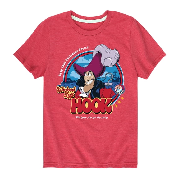 Disney - Peter Pan - Keep Your Periscope Peeled - Wicked Left Hook - Toddler And Youth Short Sleeve Graphic T-Shirt