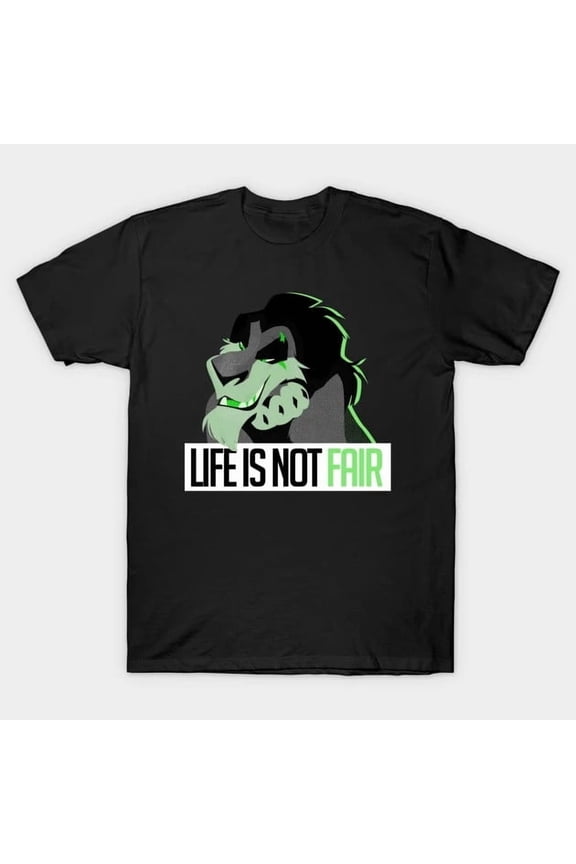 Disney Peter Pan Life Is Not Fair Captain Hook Neverland T-shirt