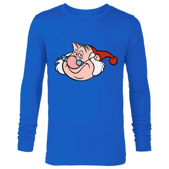 Disney Peter Pan Mr. Smee Pirate Big Face Costume - Long Sleeve T-Shirt for Men - Customized-Navy