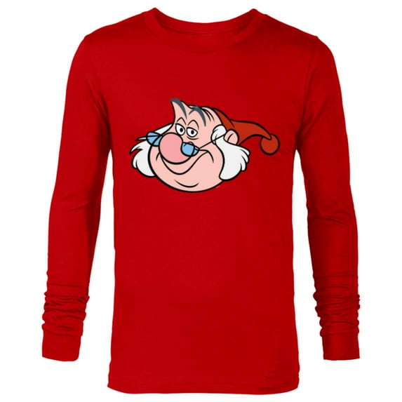 Disney Peter Pan Mr. Smee Pirate Big Face Costume - Long Sleeve T-Shirt for Men - Customized-New Red