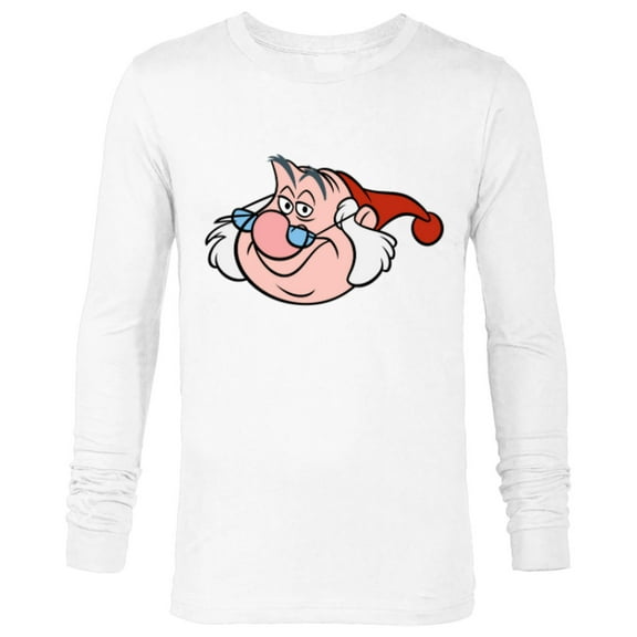 Disney Peter Pan Mr. Smee Pirate Big Face Costume - Long Sleeve T-Shirt for Men - Customized-White