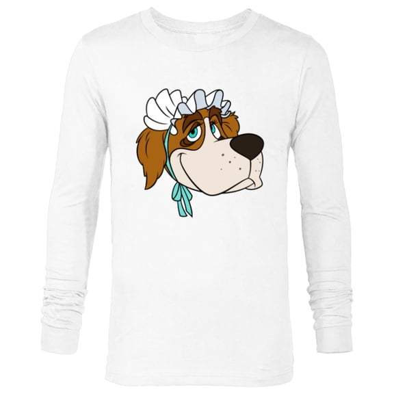 Disney Peter Pan Nana St. Bernard Dog Big Face Costume - Long Sleeve T-Shirt for Men - Customized-White