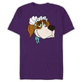 thumbnail image 1 of Disney Peter Pan Nana St. Bernard Dog Big Face Costume - Short Sleeve Blended T-Shirt for Adults - Customized-Purple, 1 of 5