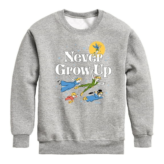 Disney - Peter Pan - Never Grow Up - Fly Away - Toddler And Youth Crewneck Fleece Sweatshirt