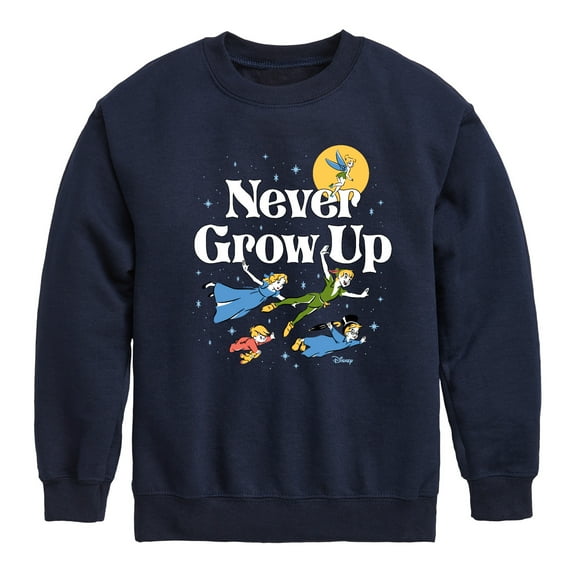 Disney - Peter Pan - Never Grow Up - Fly Away - Toddler And Youth Crewneck Fleece Sweatshirt