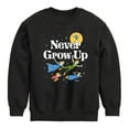 thumbnail image 1 of Disney - Peter Pan - Never Grow Up - Fly Away - Toddler And Youth Crewneck Fleece Sweatshirt, 1 of 5