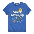 thumbnail image 1 of Disney - Peter Pan - Never Grow Up - Fly Away - Toddler And Youth Short Sleeve Graphic T-Shirt, 1 of 5