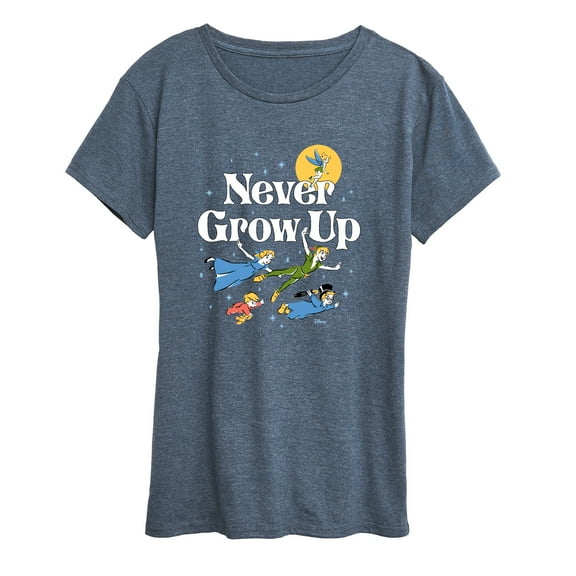 Disney - Peter Pan - Never Grow Up - Fly Away - Women's Short Sleeve Graphic T-Shirt