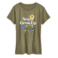 thumbnail image 1 of Disney - Peter Pan - Never Grow Up - Fly Away - Women's Short Sleeve Graphic T-Shirt, 1 of 1
