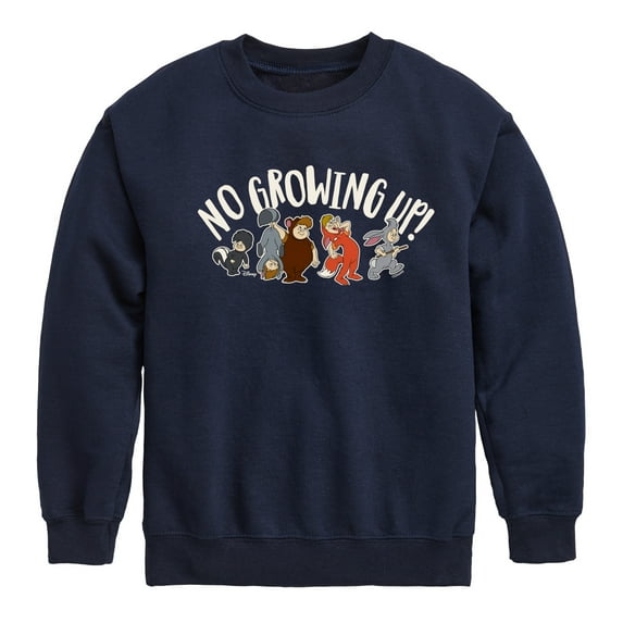Disney - Peter Pan - No Growing Up - Tricksters - Toddler And Youth Crewneck Fleece Sweatshirt