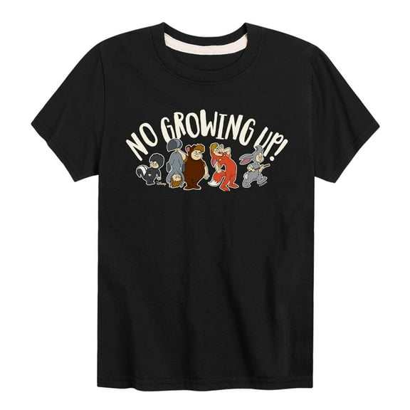 Disney - Peter Pan - No Growing Up - Tricksters - Toddler And Youth Short Sleeve Graphic T-Shirt